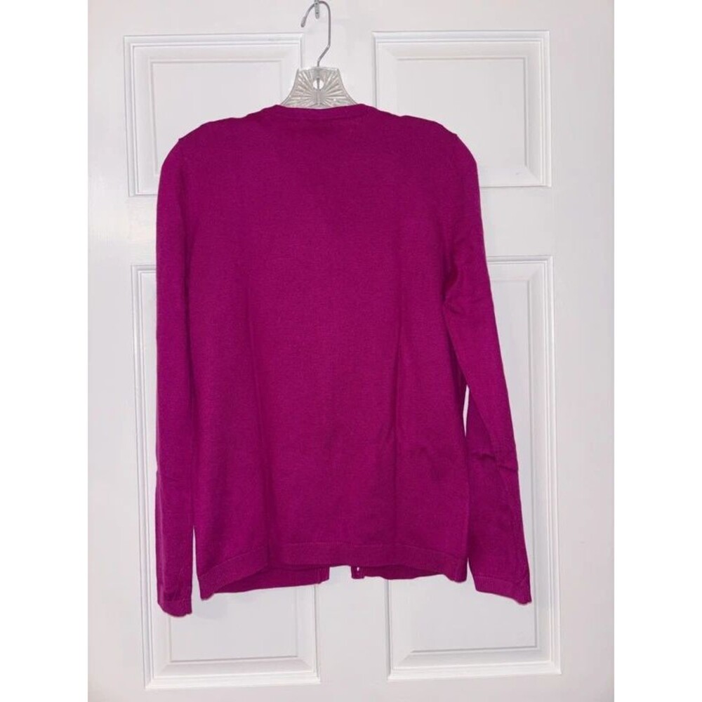 Talbots Raspberry Twin Sweater Set Small - Picture 2 of 7